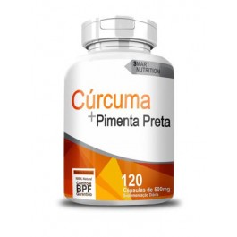 Cúrcuma (Açafrão da Terra) + Pimenta Preta 4 Elementos 500mg - 120 Cp