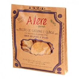 Biscoito de Castanha e Quinoa Defumado Alere Gourmet - 70gr