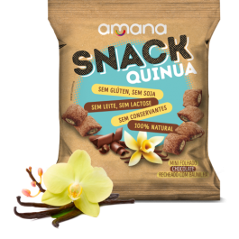 Mini Folhado de Chocolate com Recheio de Baunilha Amana - 40gr