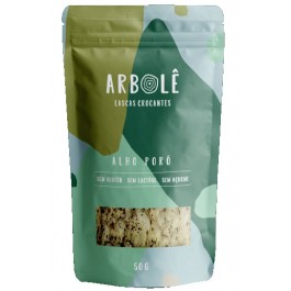 Arbolê Lascas Polvilho Alho Poró- 50gr
