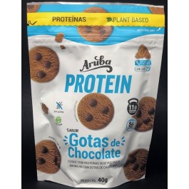 Biscoito Protein Low-Carb Gotas de Chocolate Aruba - 40gr