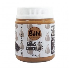 Pasta de Amendoim Gotas de Chocolate Báh - 450gr