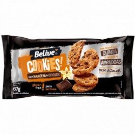 Cookie Baunilha Com Gotas Chocolate Sem Açúcar Belive - 67gr