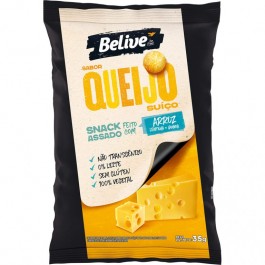 Snack de Arroz Queijo Suíço Belive - 35gr