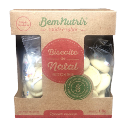 Biscoito de Natal Sem Glúten e Sem Lactose Bem Nutrir - 