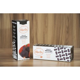 Biscoito Recheado Black Morango Sem Glúten Marilis - 150gr