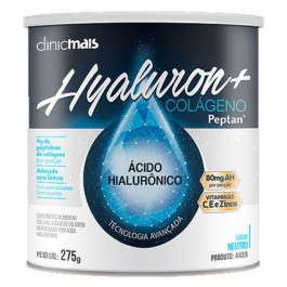 Hyaluron+ Colágeno com Ácido Hialurônico Clinicmais - 275g