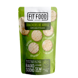 Cracker de Arroz Ervas Finas Fit Food - 75gr