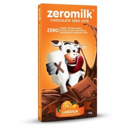 Chocolate Zero Milk Laranja - 80gr