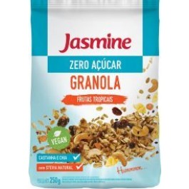 Granola Grain Flakes Castanha e Frutas Tropicais Zero Jasmine 250gr