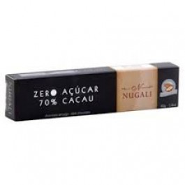 Chocolate Nugali Zero Açúcar 70% Cacau - 40gr