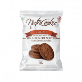 Cookie Cacau Sem Adição de Açúcar Nutripleno - 120gr