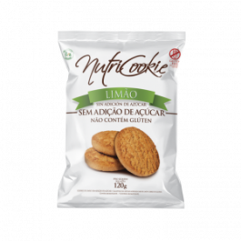 Cookie Limão Sem Adição de Açúcar Nutripleno - 120gr