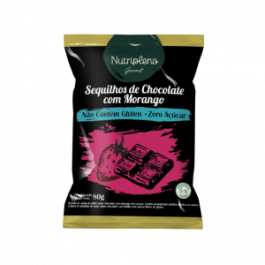 Sequilho de Chocolate com Morango Zero Açúcar Nutripleno - 80g