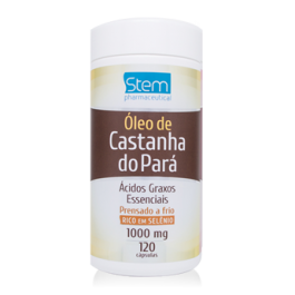 Óleo de Castanha do Pará 1000 mg Stem Pharmaceutical - 120cp