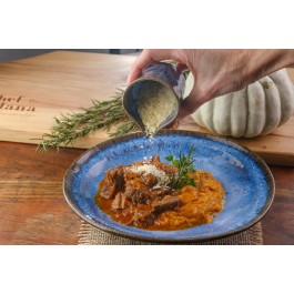 Carne de Panela com Purê de Cabotiá Olive Alimentação Low Carb