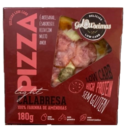 Pizza Low-Carb Calabresa Gulowseimas - 180gr
