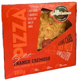 Pizza Low-Carb Frango Cremoso Gulowseimas - 180gr