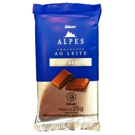 Chocolate ao Leite Zero Açucar Salware - 30gr