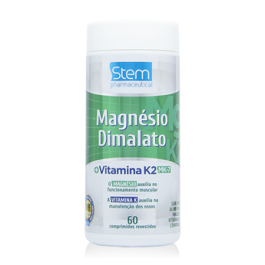 Magnésio Dimalato + Vitamina K2 Stem Novalatina - 60cp