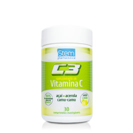Vitamina C3 Stem Pharmaceutical Mastigável -780mg - 30cp