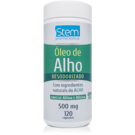 Óleo de Alho Desodorizado Stem Pharmaceutical 500mg - 120cp