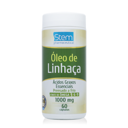 Óleo de Linhaça 1000mg Stem Novalatina - 60cp