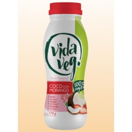 Iogurte Vida Veg Coco com Morango - 170gr
