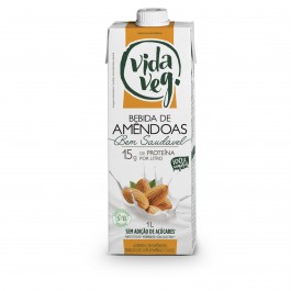 Bebida Vegetal Vida Veg Amendoas - 1 Lt