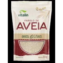 Farelo de Aveia Sem Glúten Vitalin - 200gr