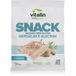 Snack Salgado Sem Glúten Gergelim e Alecrim - 25gr