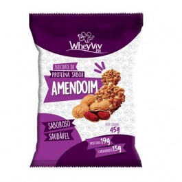 Biscoito Amendoim Fit WheyViv - 45gr