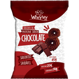 Biscoito Chocolate Fit WheyViv - 45gr