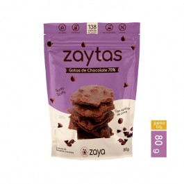 Zaytas Gotas de Chocolate 70% Zaya – 80gr