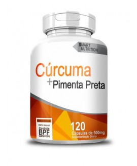 Cúrcuma (Açafrão da Terra) + Pimenta Preta 4 Elementos 500mg - 120 Cp