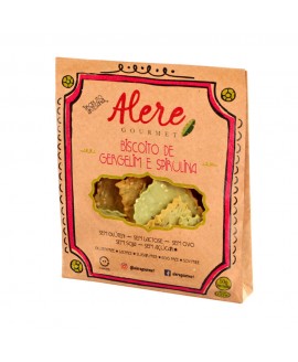 Biscoito de Gergelim e Spirulina Alere Gourmet - 50gr