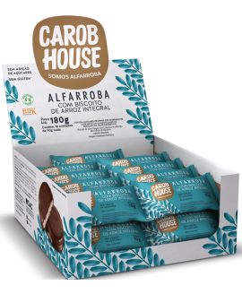 Alfarroba Biscoito de Arroz Carob House - 10gr