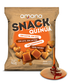 Snack Quinoa Caramelo Amana - 40gr