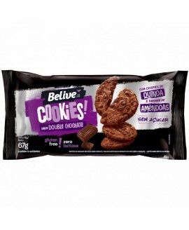 Cookie Double Chocolate Sem Açúcar Belive - 67gr