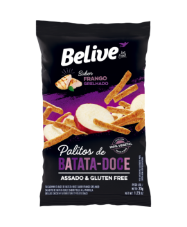 Palitos de Batata-Doce Frango Grelhado Belive  - 35gr