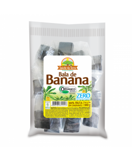 Bala de Banana Organica Zero Da Colonia  100gr