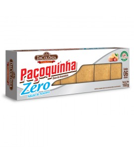 Paçoca Rolha Zero Açúcar Da Colônia - 102gr