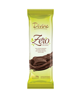 Chocolate Zero 50% Cacau Divine - 20gr