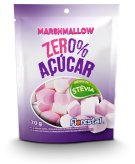 Marshmallow Morango Zero Açúcar Florestal - 70gr 