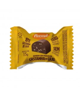 Bombom com Castanha de Caju Flormel - 15gr
