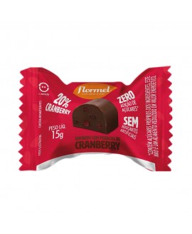 Bombom Branco com Cranberry Vegano Flormel - 15gr