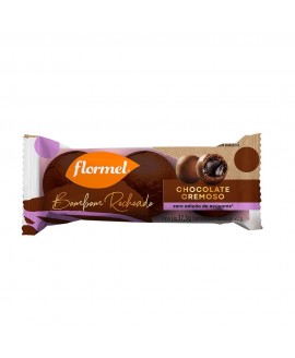 Bombom Redondo com Recheio de Chocolate Flormel - 37,5gr