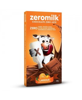 Chocolate Zero Milk Laranja - 80gr
