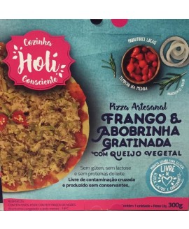 Pizza Holi Cozinha Consciente Frango com Abobrinha - 300gr