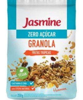 Granola Grain Flakes Castanha e Frutas Tropicais Zero Jasmine 250gr